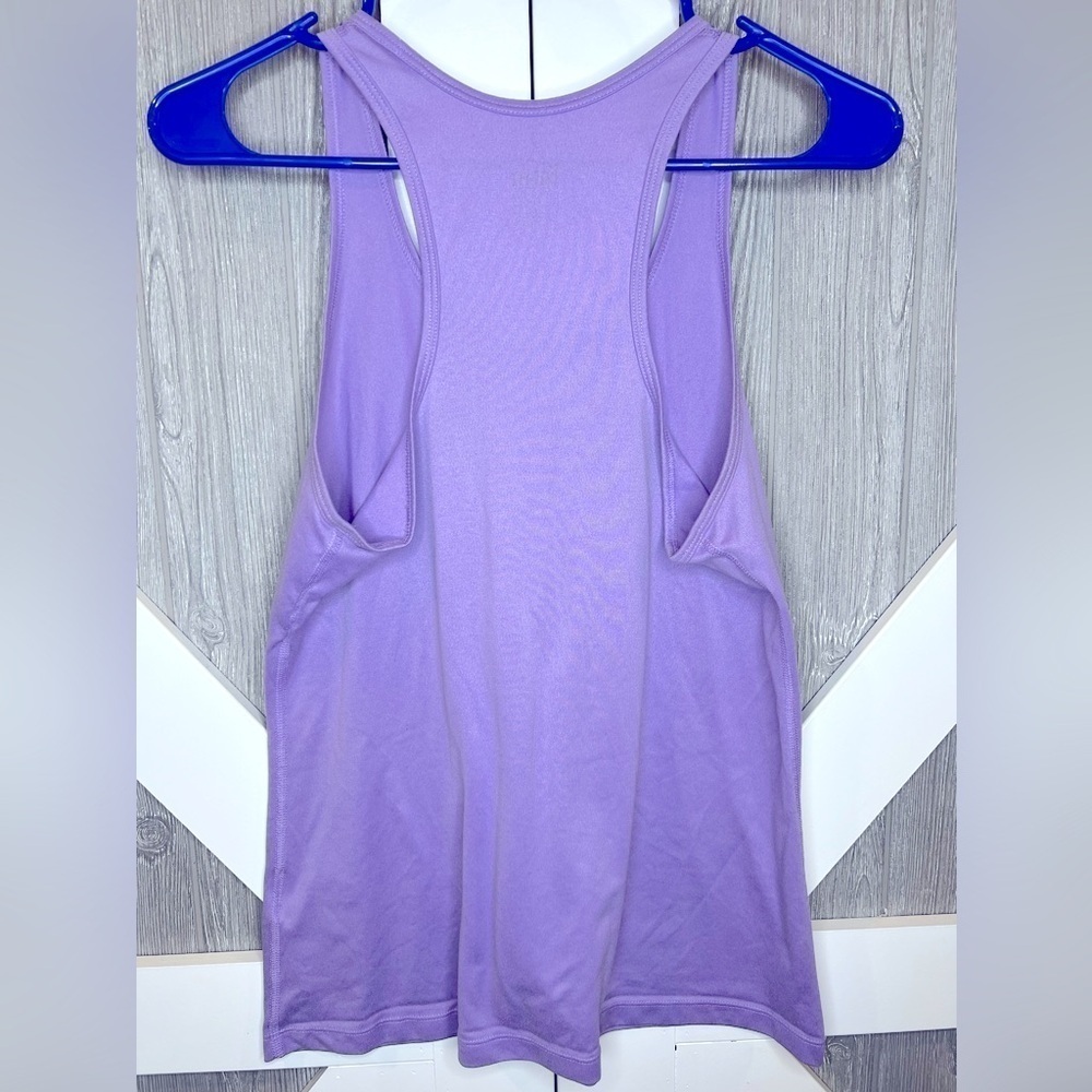 B4.25. Nike dri-fit Racerback tank Purple M - Picture 5 of 5